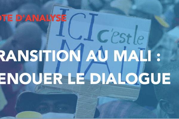 Transition au Mali : renouer le dialogue, Observatoire Citoyen pour la Gouvernance et la Sécurité, décembre 2022